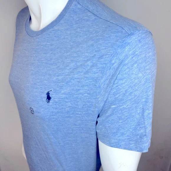 POLO RALPH LAUREN BLUE T-SHIRT, EXTRA LARGE (XL) - Picture 4 of 13